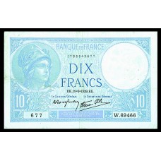 10 Francs MINERVE CG