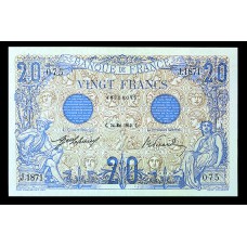 20 Francs Bleu PERSONNAGES MYTHOLOGIQUES