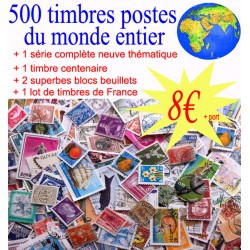 500 Timbres du monde