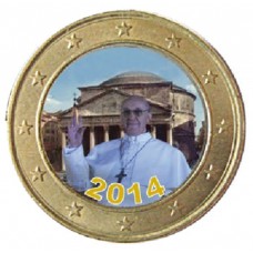1 euro PAPE FRANCOIS - PANTHEON