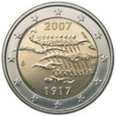 FINLANDE 2007 - 2 EUROS COMMEMORATIVE