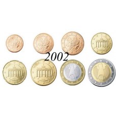 Allemagne 2002 - Série 8 pièces