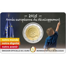 Belgique 2015 Coincard - DEVELOPPEMENT
