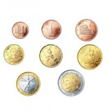 ITALIE - SERIE COMPLETE DE 1 CENTIME A 2 EUROS