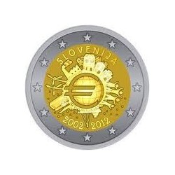 Slovénie 2012 -  10 ANS EUROS