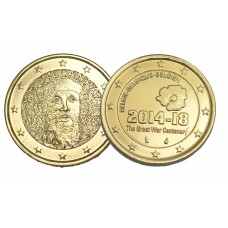 Euros dorés or fin 24 carats